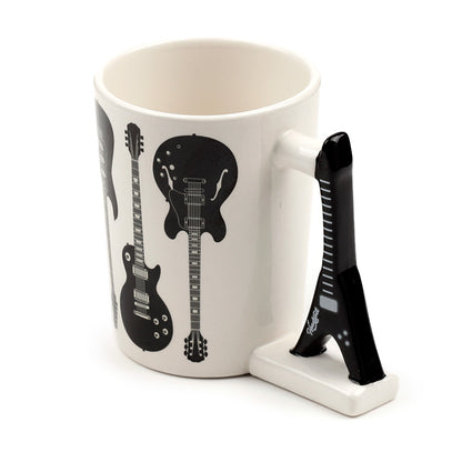 Headstock Rock Guitar Mug showcasing design