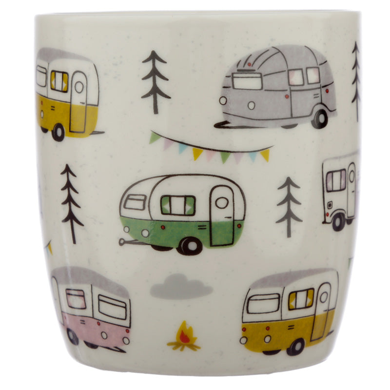 Close-up of Wildwood Caravan Porcelain Mug