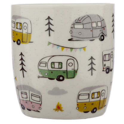 Close-up of Wildwood Caravan Porcelain Mug