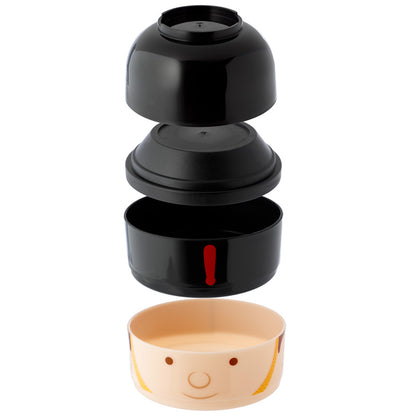 Close-up of London Guardsman Bento Lunch Box design