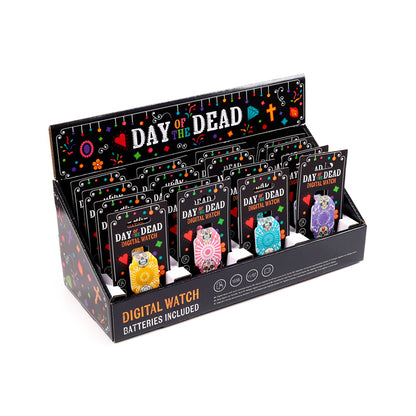 Day of the Dead Silicone Digital Watch - Front View
