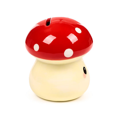 Collectible mushroom money box for home