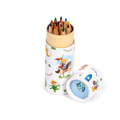 Vibrant pencils from the Knights & Dragons Colouring Pencil Tube