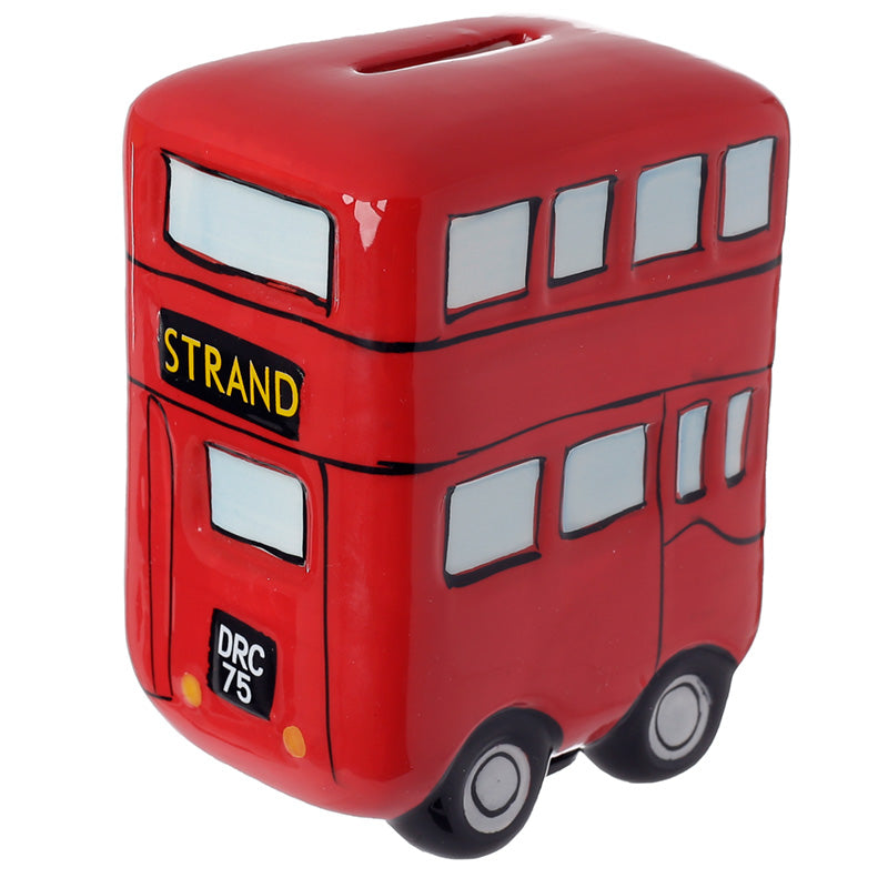 Ceramic Routemaster Bus Money Box for home decor