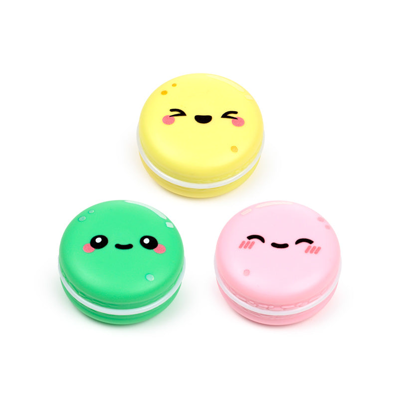 Close-up of Foodiemals Macaron Lip Balm