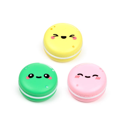 Close-up of Foodiemals Macaron Lip Balm