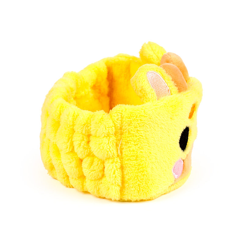 Adoramals Raffi the Giraffe Plush Beauty Headband in use