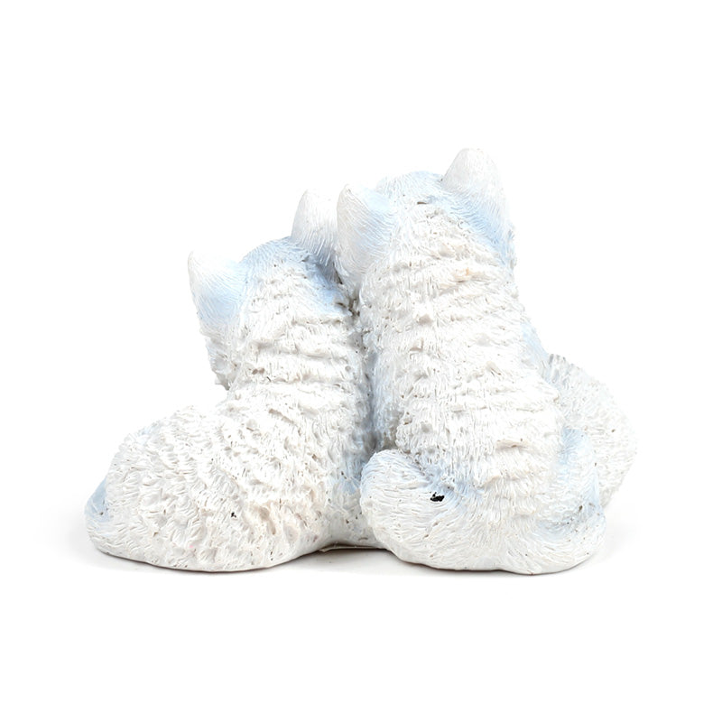Wolf Ornament Trio of Puppies - Home Decor Accent