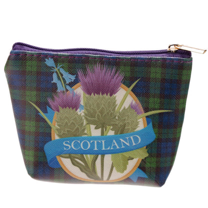Close-up of Bonnie Scotland PVC Purse design