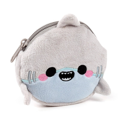 Adoramals Ocean Plush Change Purse in a decorative setting