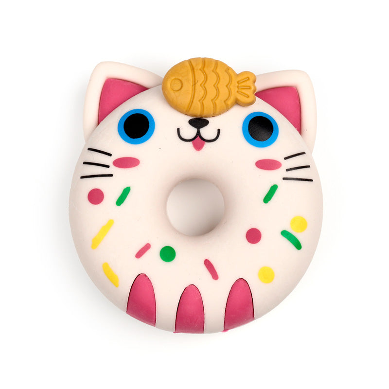 Magical Unicorn Donut Eraser on stationery