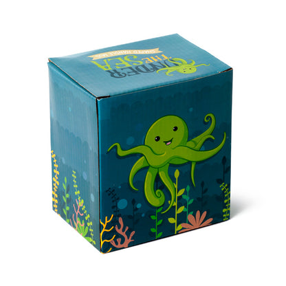 Lisa Parker Octopus Shaped Handle Ceramic Mug - Artistic Display