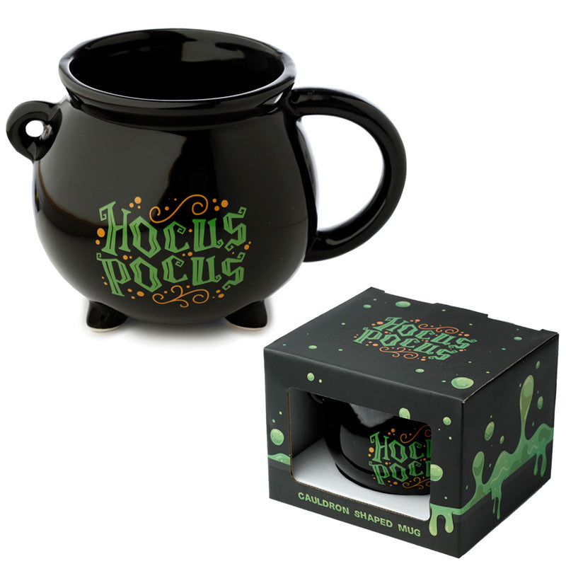 Hocus Pocus Black Cauldron Novelty Mug Display