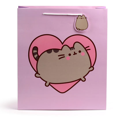 Pusheen the Cat Heart Gift Bag with Handles