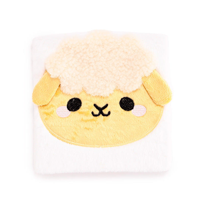 Open pages of Adoramals Sheep Plush Notebook