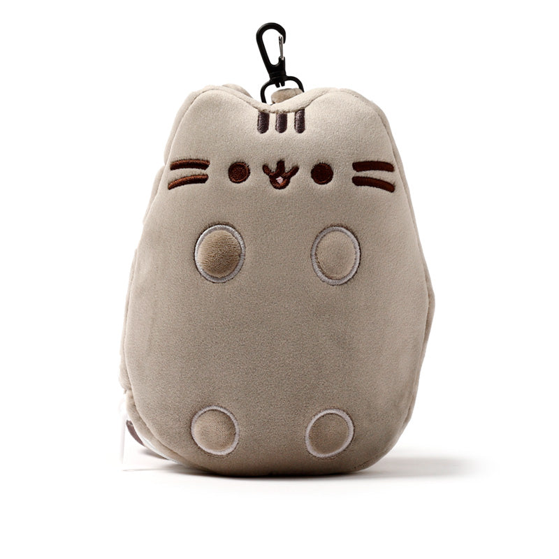 Soft travel pillow with Pusheen design