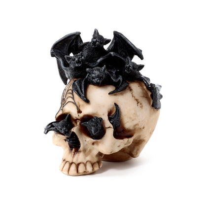 Skull Ornament Displayed on Shelf