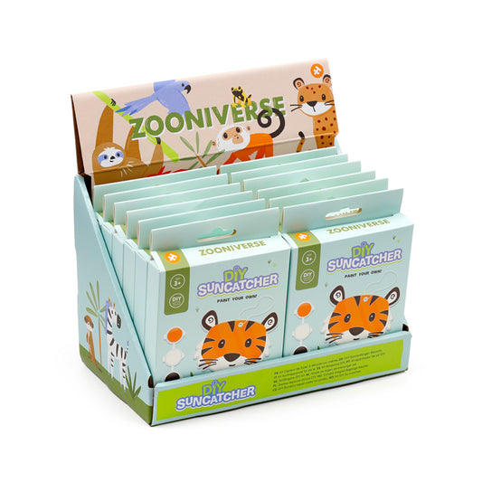 Paint Your Own DIY Suncatcher - Zooniverse Tiger