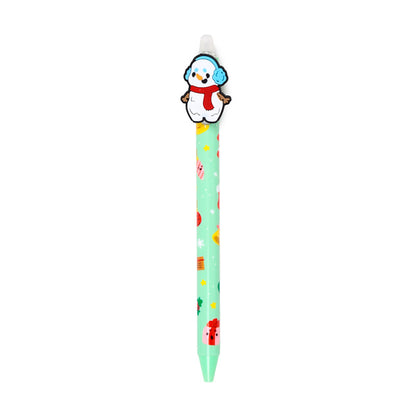 Jingle Bunch Christmas Erasable Pen with PVC topper
