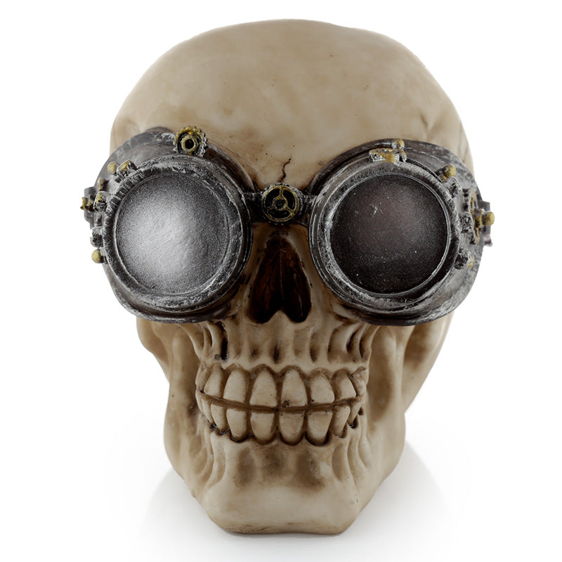 Unique Fantasy Steampunk Skull Ornament
