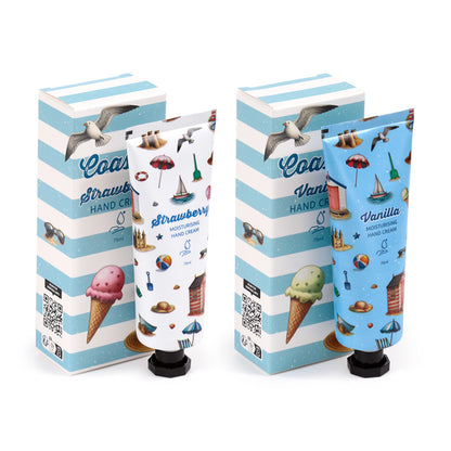 Coastal Hand Cream with strawberry and vanilla scent