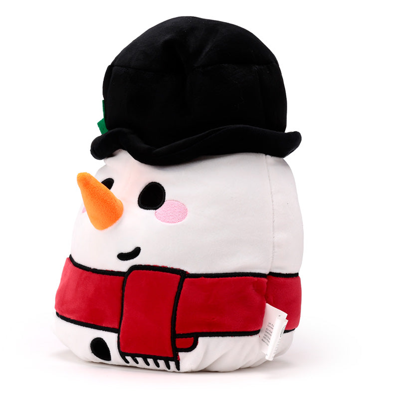 Close-up of Cole the Snowman Plush Toy