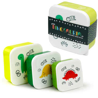 Dinosauria Jr lunch boxes with secure lids