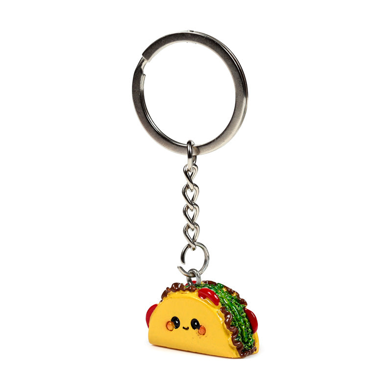 Foodiemals Frida the Taco Novelty Keyring - Lifestyle Shot