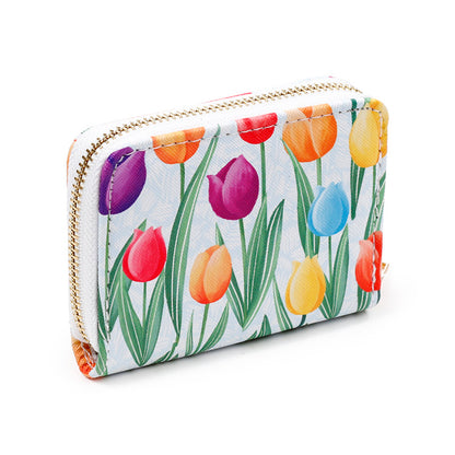 Small Zip Around Wallet in Use