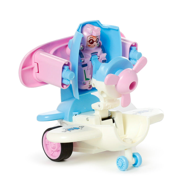 Friction action toy - Bursting Aeroplane in action