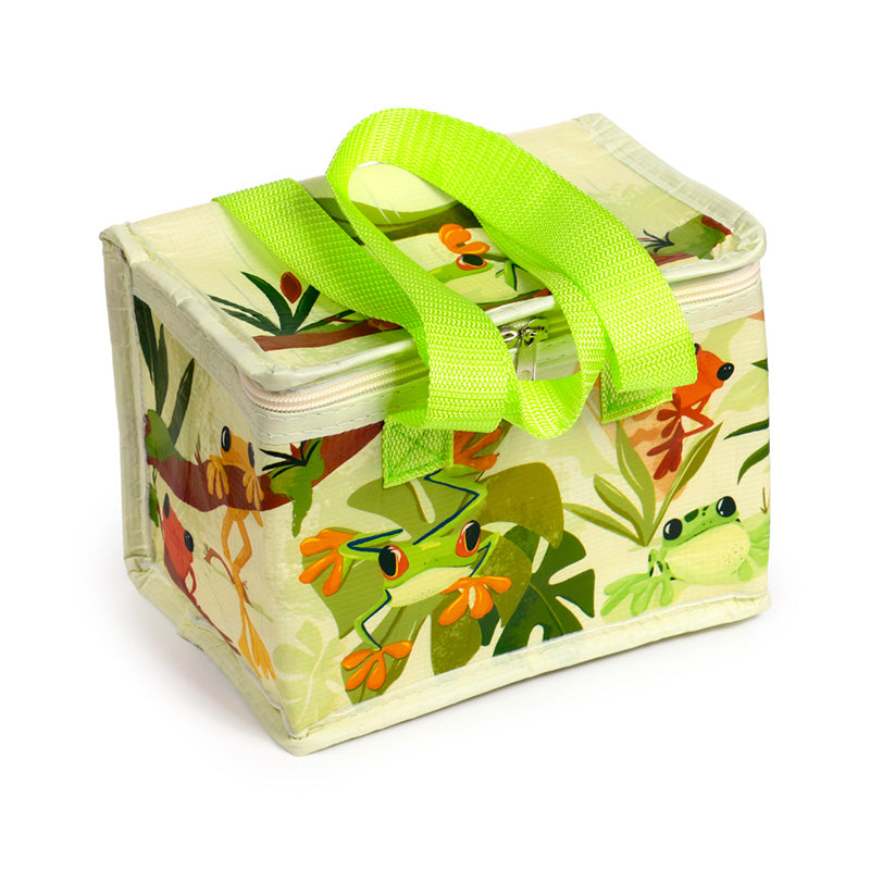 Tropical Frogs RPET Cool Bag with vibrant design