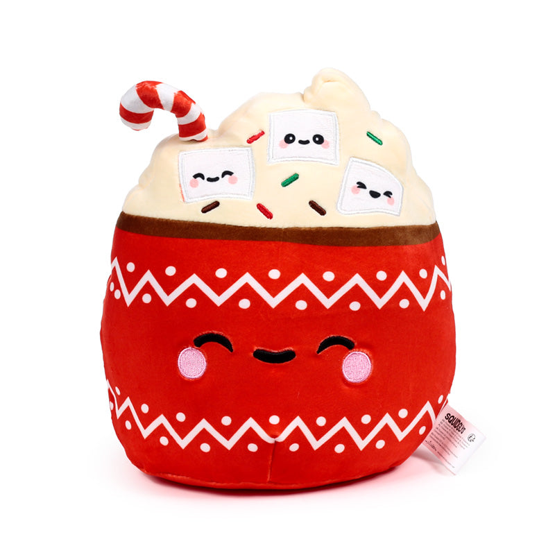 Squidglys Plush Toy - Foodiemals Aspen the Hot Chocolate front view