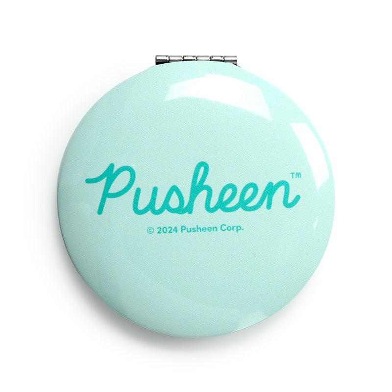 Pusheen the Cat Compact Mirror with seasonal decorations
