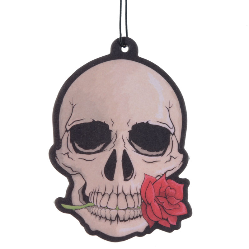 Decorative Gothic Skulls and Roses Air Freshener