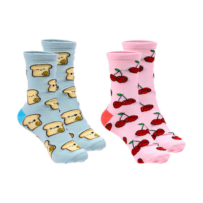 Vibrant Foodiemals Socks showcasing food-themed patterns