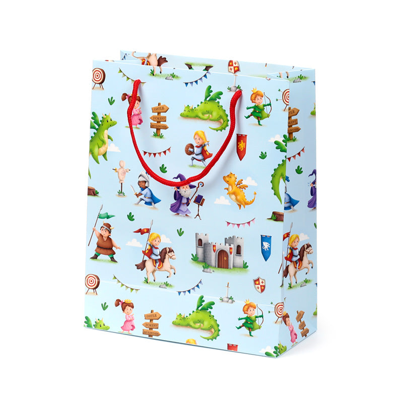 Eco-friendly Large Knights & Dragons Gift Bag