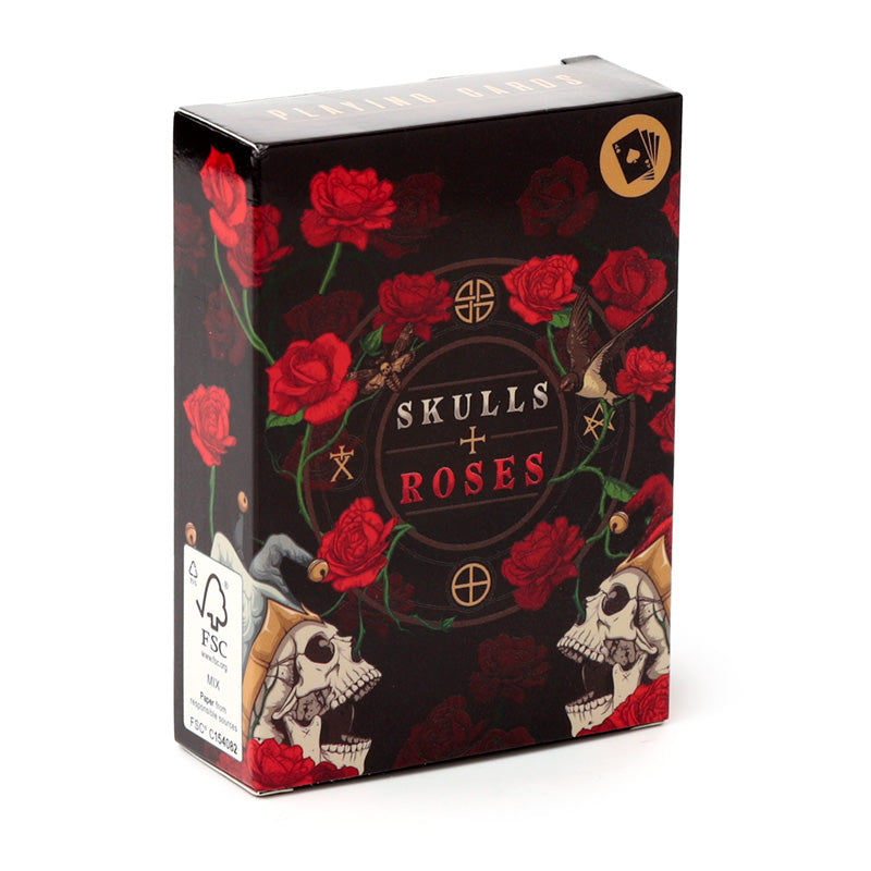 Skulls and Roses Playing Cards - Back Design