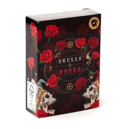 Skulls and Roses Playing Cards - Back Design