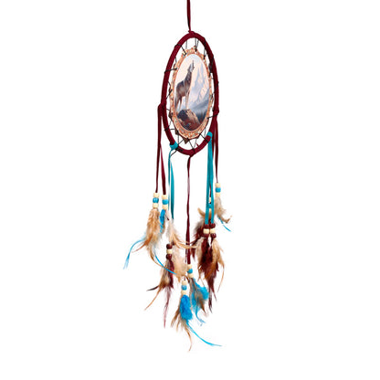 Decorative Small Mountain Wolf Dreamcatcher