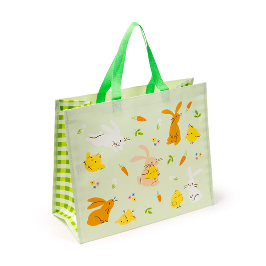 Springtime Durable Reusable Shopping Bag with vibrant design