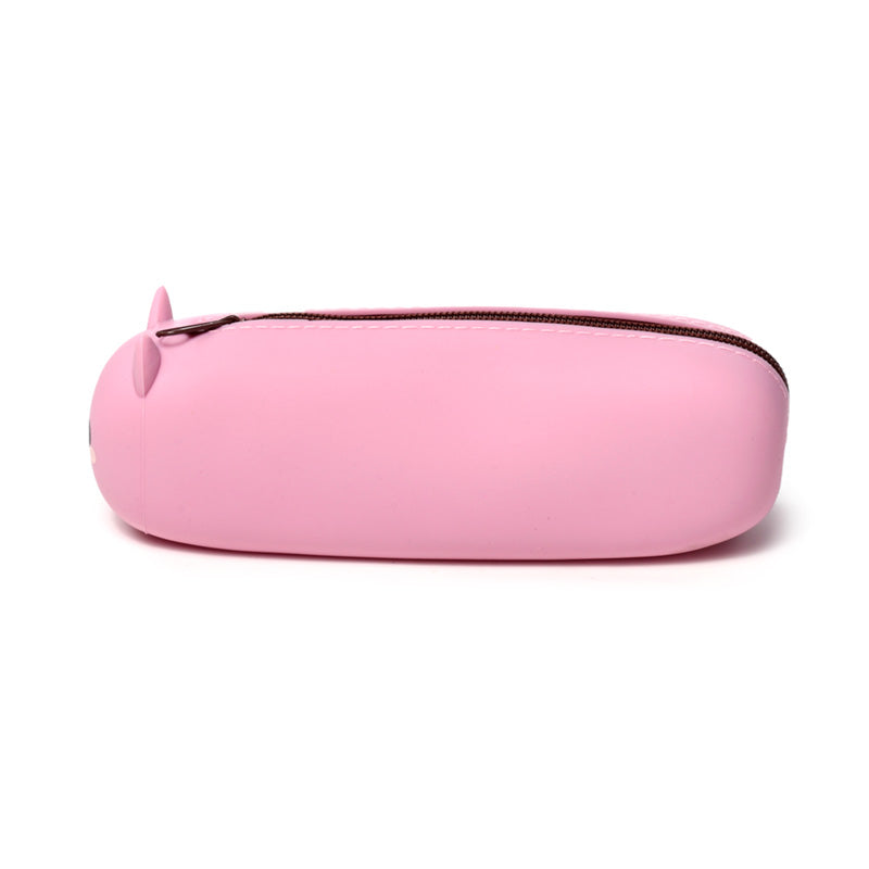 Adoramals Pig Silicone Pencil Case - Close-up detail
