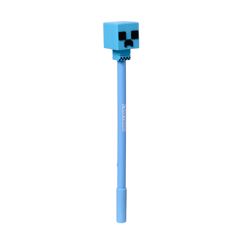 Minecraft Chibi Erasable Pen in a pencil case