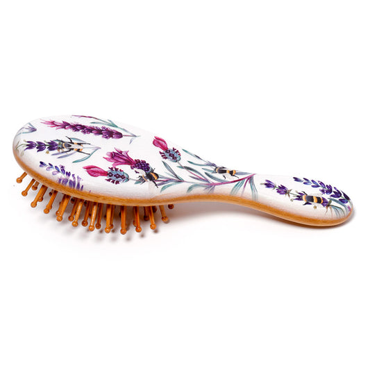 Elegant Bamboo Hair Brush with Smooth Bristles