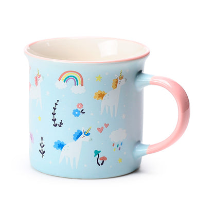 Whimsical Unicorn Fine Rimmed Mug