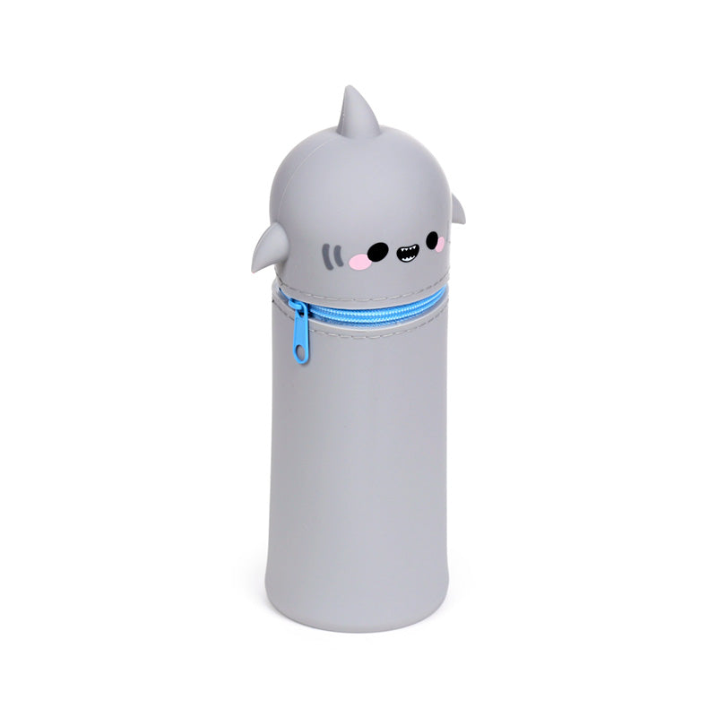 Adoramals Archie the Shark Silicone Upright Pencil Case