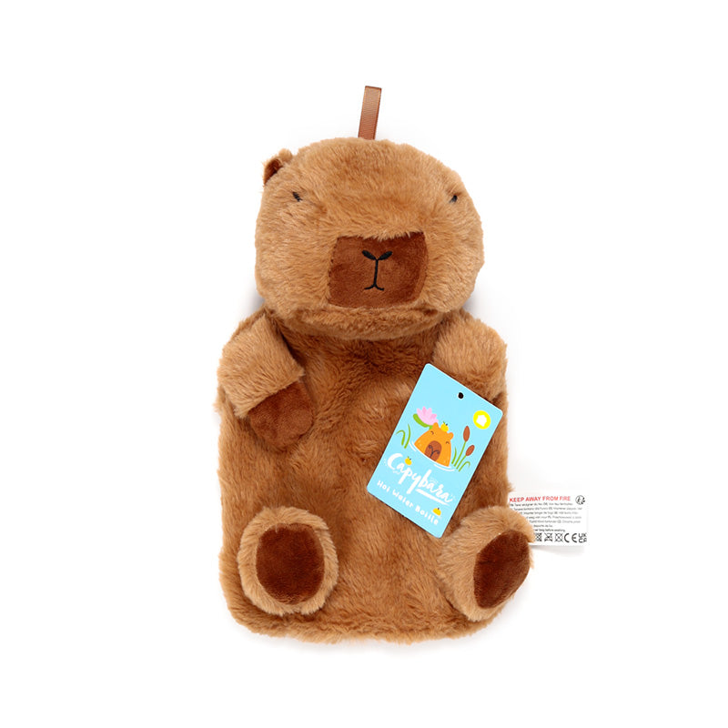 Cuddly Capybara Hot Water Bottle for gifting