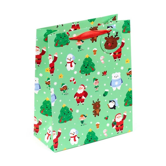 Large Christmas Jingle Bunch Gift Bag with festive design