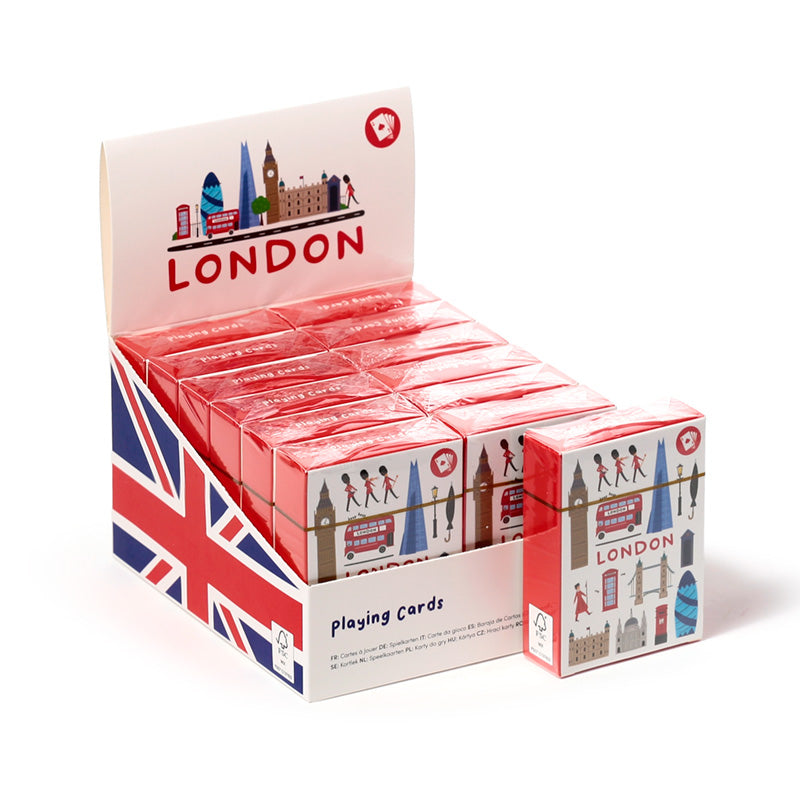 London Souvenir Playing Cards - Iconic Landmarks Design
