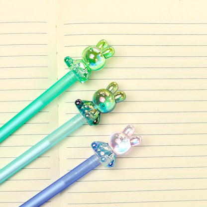 Fine Tip Pen with Rabbit Topper on Desk