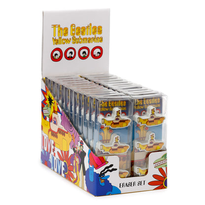 The Beatles Yellow Submarine Eraser Set - Image 1
